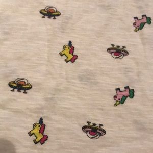 Forever 21 Tops - Unicorn and UFOs Graphic Fitted T-shirt 🦄 👽 Forever 21 Tops - Unicorn and UFOs Graphic Fitted T-shirt 🦄 👽